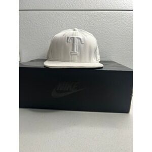 New Era Texas Rangers MLB Baseball Cap Hat Fitted White‎ Size 7 1/2 #335